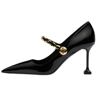 MIU MIU Slim Heel High Heels 8.5cm Women's Black