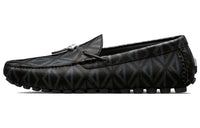 DIOR Mocassin Black Cd Diamond Leather