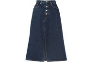 MIU MIU SS21 Denim Short Skirts Women's Blue