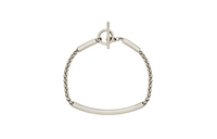 SAINT LAURENT Brass, Metal Bracelets Men's Silver