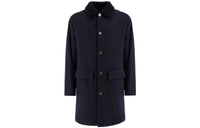 Loro Piana Coats Men's Dark Blue