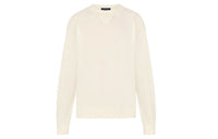 LOUIS VUITTON Cashmere Sweater Men's Ecru