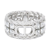 DIOR Metal Rings Women's Silver