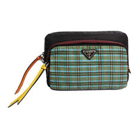 PRADA Nylon Clutch Regular Men's Green