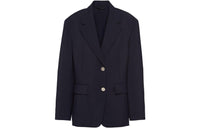 PRADA Single Breasted Long-Sleeved Blazer