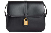 CELINE Cow Leather Portable Crossbody Bag, Shoulder Bag Women's Black