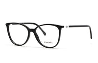 CHANEL Eyeglass Frames Women's Black