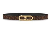 LOUIS VUITTON My Lv Chain 25mm Reversible Belt