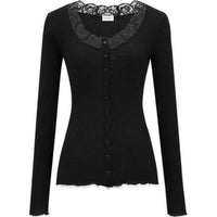 SAINT LAURENT Laced Buttoned Cardigan