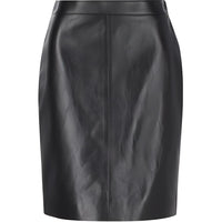 CELINE SS25 Spring Summer Women's Collection Leather Long Skirts Women's Black