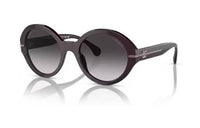 CHANEL Round Sunglasses Women's Red