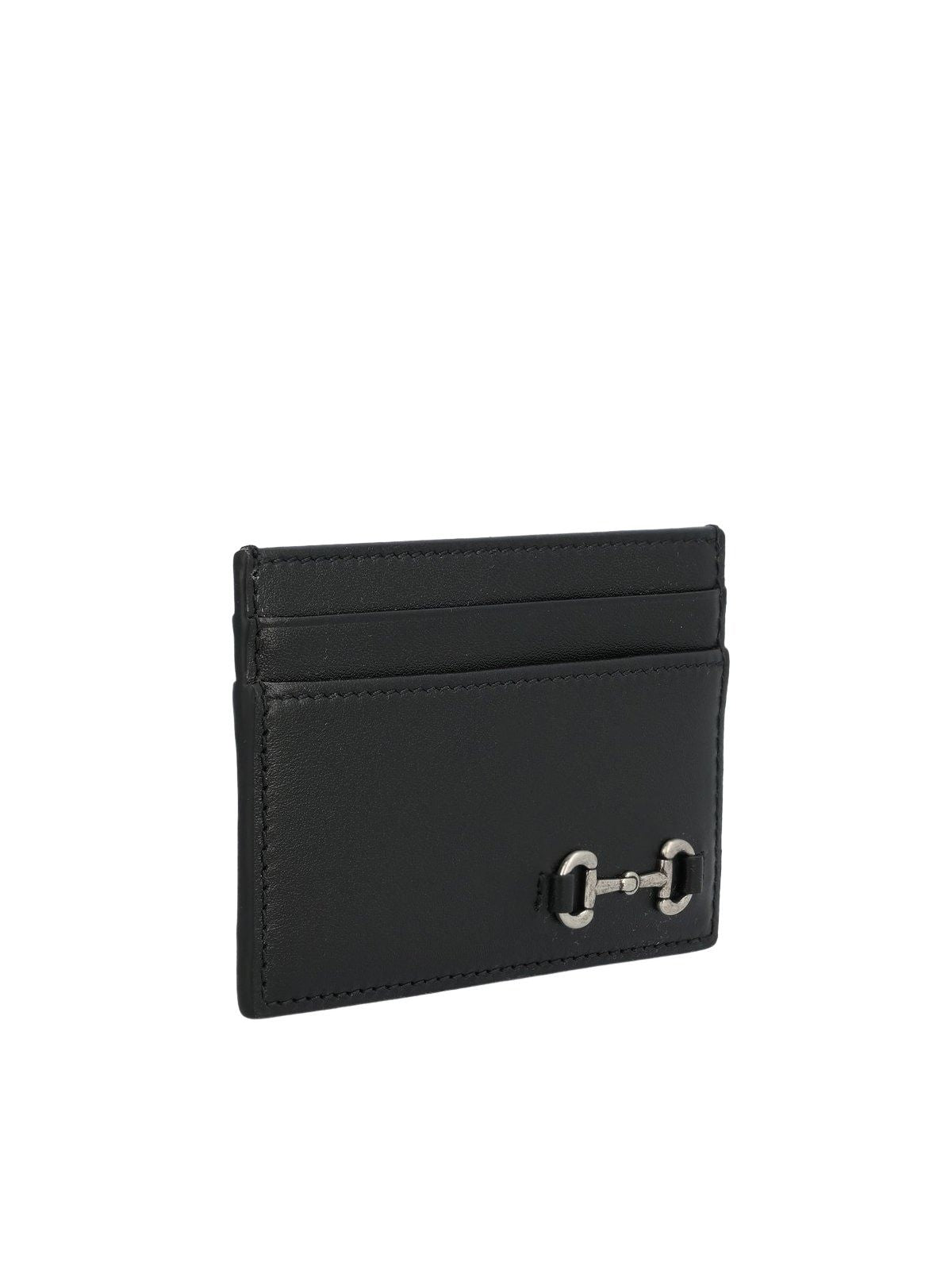 Gucci 25 Horsebit Card Holder 'Black' 846952-AAFP1-1000