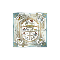 HERMES Silk Scarves Women's Multicolor