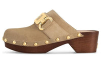 LOUIS VUITTON Wrap-toe Slippers Women's Brown