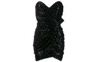 SAINT LAURENT Sleeveless Dresses Women's Black