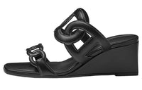 HERMES Figari Stylish Sandals Women's Black