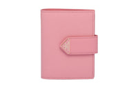 PRADA Smooth Leather Wallet Small Size Women's Petal Pink
