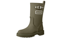 LOUIS VUITTON Territory Ankle Boots Women's Khaki Green