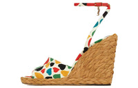 SAINT LAURENT Paloma Wedge Espadrilles Women's