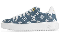 LOUIS VUITTON Time Out Wear-Resistant Low-Top Skateboard Shoes Women's Blue