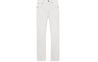 SAINT LAURENT Jeans Women's Gray White