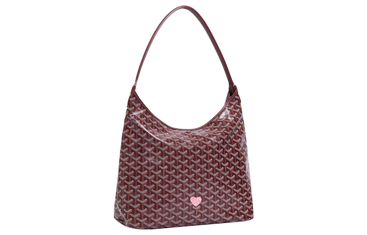 GOYARD Bohème Hobo Canvas With Calfskin Dog's Teeth Shoulder Bag Combo Bag Shoulder Bag Women's