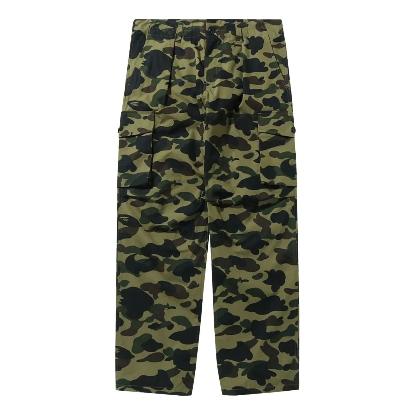A Bathing Ape 1st Camo Wide Fit 6 Pocket Pants 'Green' 1J80-152-017-GRN