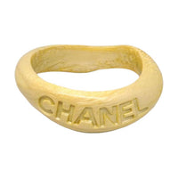 CHANEL 1996 Logo debossed Bangle Bracelet