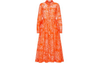 DIOR Long-Sleeved Dresses Women's Orange
