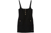 MIU MIU FW23 Slip Dress Women's Black