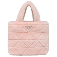 PRADA Sheepskin Shoulder Bag Crossbody Bag Handbag Women's Pink