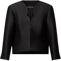 LOUIS VUITTON Cut-Out Neckline Mikado Jacket