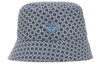 PRADA Recycled Nylon Bucket Hats Men's Blue
