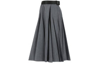 PRADA Casual Long Skirts Women's Dark Gray