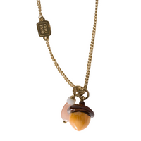 MIU MIU Resin Necklaces Unisex Gold