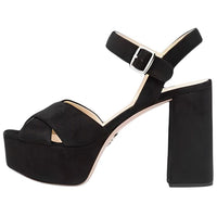 PRADA One-Strap Sandals 10.5cm Women's Black
