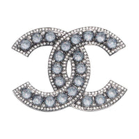 CHANEL 2023 Cc Rhinestone Brooch