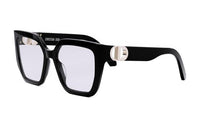 DIOR Acetate Metal Irregular Shape Eyeglass Frames Women's Black