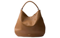 PRADA Leather Handbag Shoulder Bag Large Size Women's Caramel