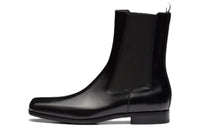 PRADA Short Chelsea Shoes Men's Black