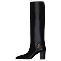 SAINT LAURENT Julia Square Toe Boots Women's
