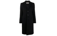 SAINT LAURENT Coat Women's Black