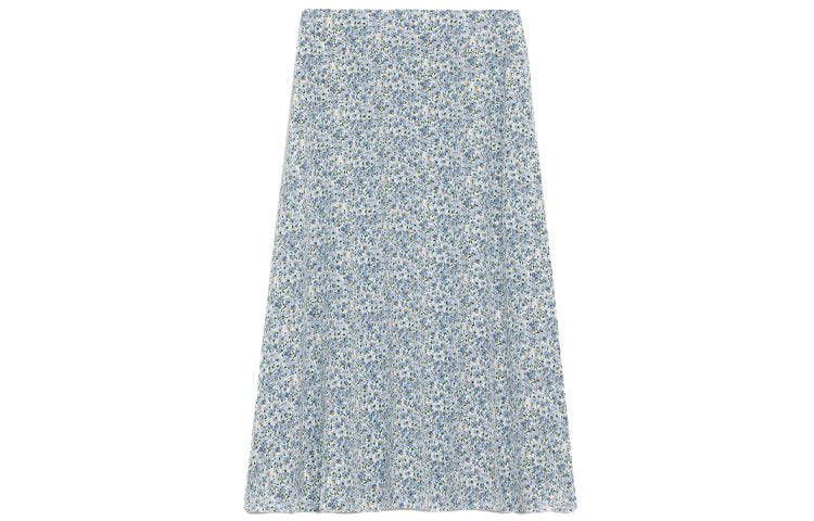 CELINE Casual Long Skirts Women's Blue