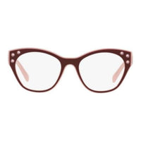 MIU MIU Square Eyeglass Frames Women's Pink