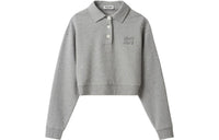 MIU MIU Polo Shirt Women's Gray
