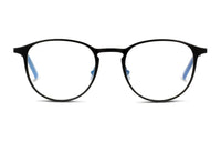 SAINT LAURENT Metal Oval Eyeglass Frames Women's Black
