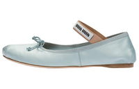 MIU MIU Casual Single Shoes Women's Light Blue