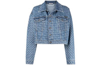 MIU MIU Denim Jackets Women's Blue