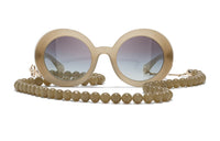 CHANEL Round Sunglasses Women's