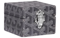 GOYARD REGENCE Goyardine Canvas Hard Jewelry Box Women's Gray
